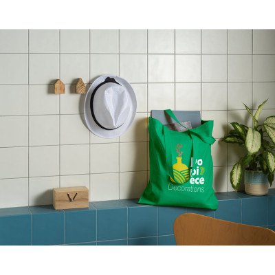 CAIRO. Bag in recycled cotton (70) and polyester (30 rPET) (180 g/m²)